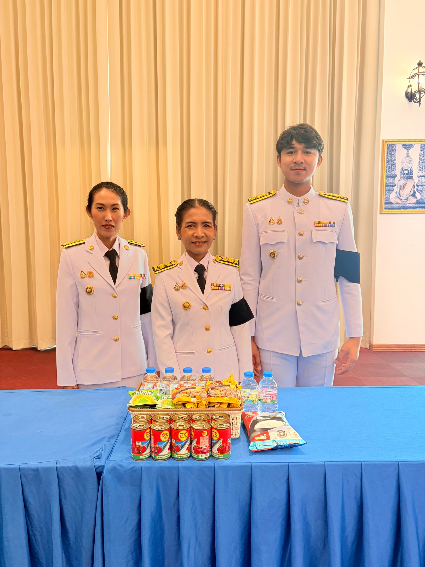 พช.กุยบุรี ร่วมพิธีบำเพ็ญกุศลและทำบุญตักบาตร ครบ ๑๐๐ วัน ถวายเป็นพระราชกุศล แด่สมเด็จพระเจ้าลูกเธอ เจ้าฟ้าพัชรกิติยาภาฯ